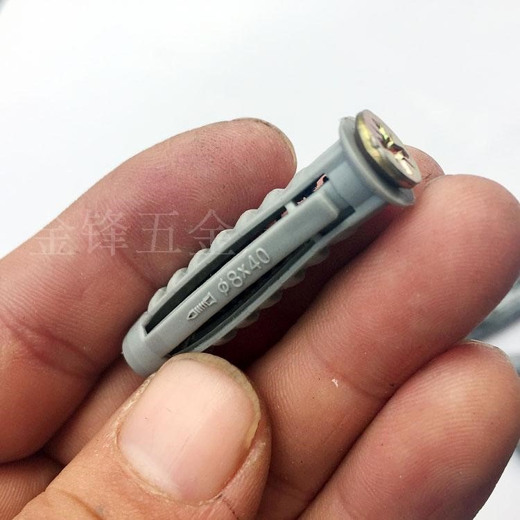 400顆 尼龍塑料膨脹管 m6 m8 配螺絲 裝潢安裝專用 漲塞 膠塞-細節圖7