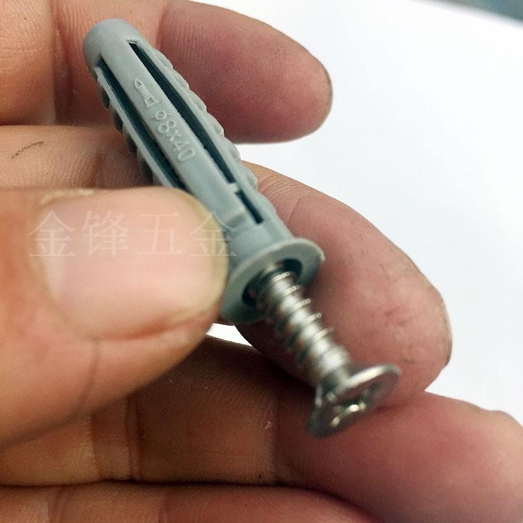 400顆 尼龍塑料膨脹管 m6 m8 配螺絲 裝潢安裝專用 漲塞 膠塞-細節圖8