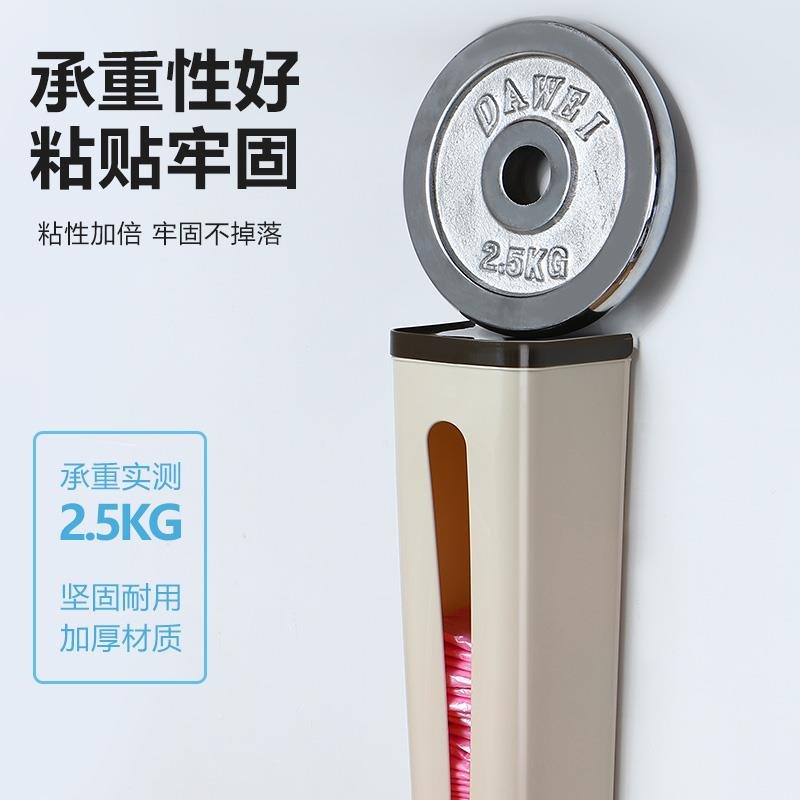 垃圾袋收納放塑料袋收納盒壁掛廚房裝袋子收集器抽取式整理盒-細節圖2