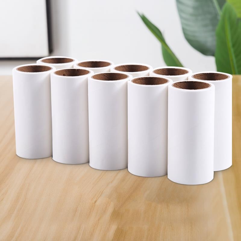 粘毛器滾筒可撕式家用去毛滾刷卷紙替換紙黏毛滾沾衣服除塵刷-細節圖7