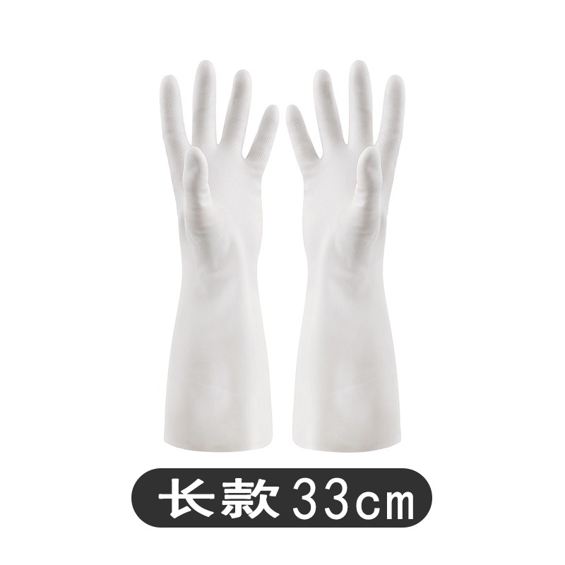 耐用型廚房洗碗手套女清潔家務丁?洗衣服橡膠乳膠皮防水刷碗神器-細節圖7