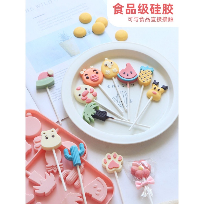 奶酪棒模具家用自制diy材料大號食品級硅膠做棒棒糖專用工具全套-細節圖2