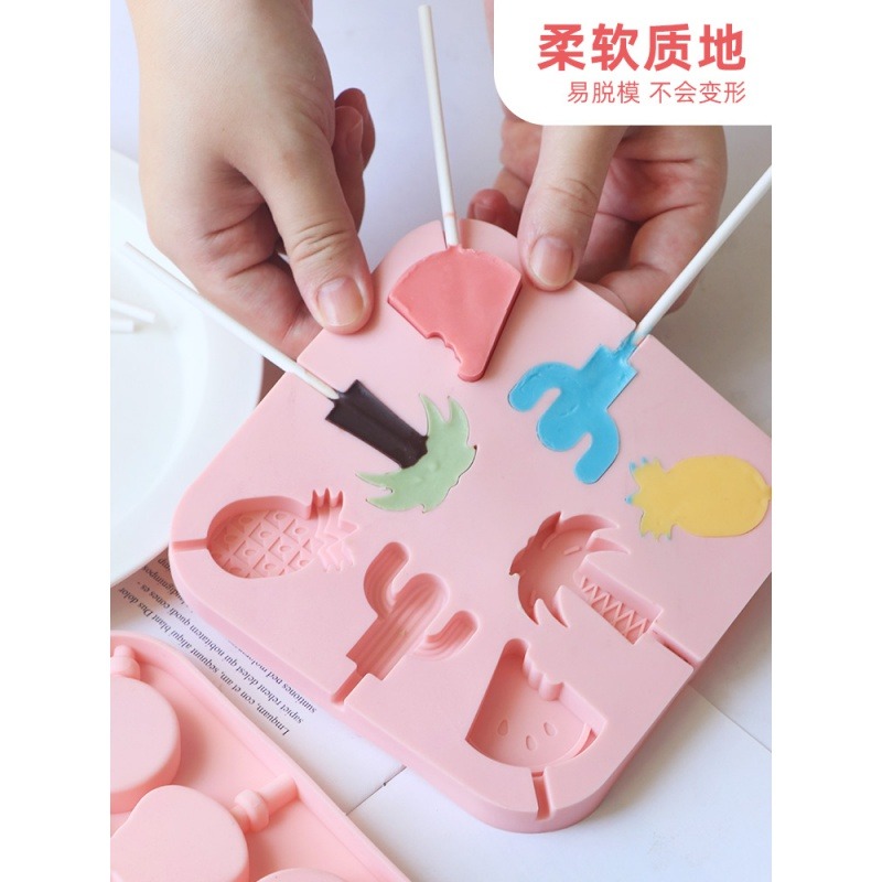奶酪棒模具家用自制diy材料大號食品級硅膠做棒棒糖專用工具全套-細節圖3