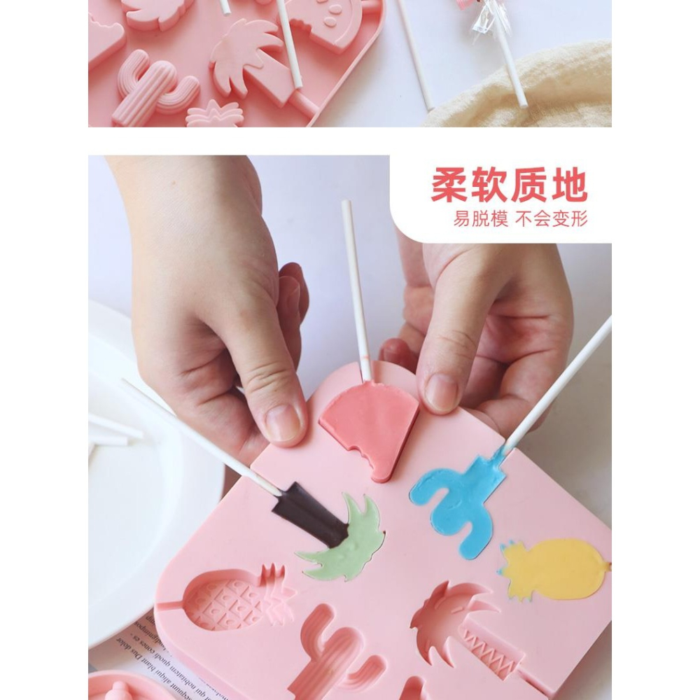 奶酪棒模具家用自制diy材料大號食品級硅膠做棒棒糖專用工具全套-細節圖10