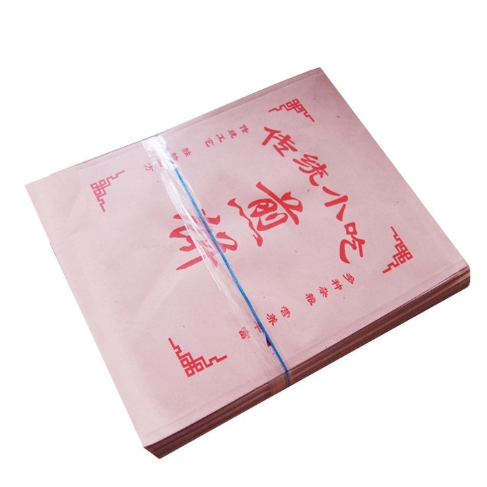 。煎餅小喫防油紙袋煎餅果子小喫雜糧煎餅包裝袋袋子打包袋800個-細節圖5