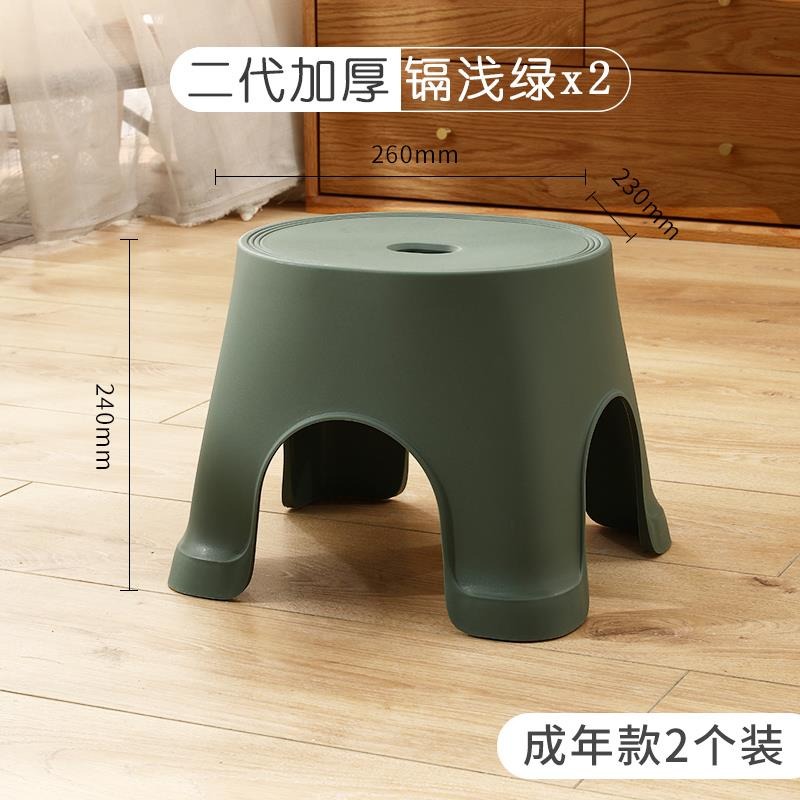 小凳子塑料凳子板凳家用兒童凳加厚卡通防滑踩腳膠凳腳踏寶寶矮凳-細節圖8