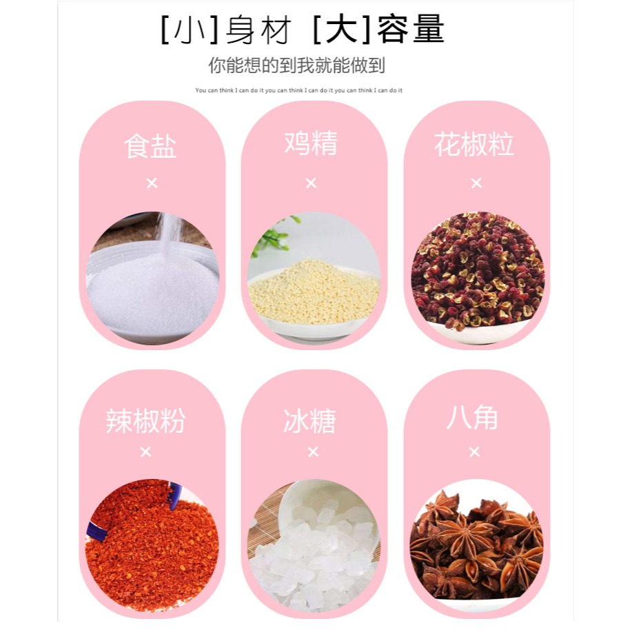 廚房佐料用品調料罐 家用卡通防塵帶蓋透明玻璃鹽罐調味罐-細節圖8