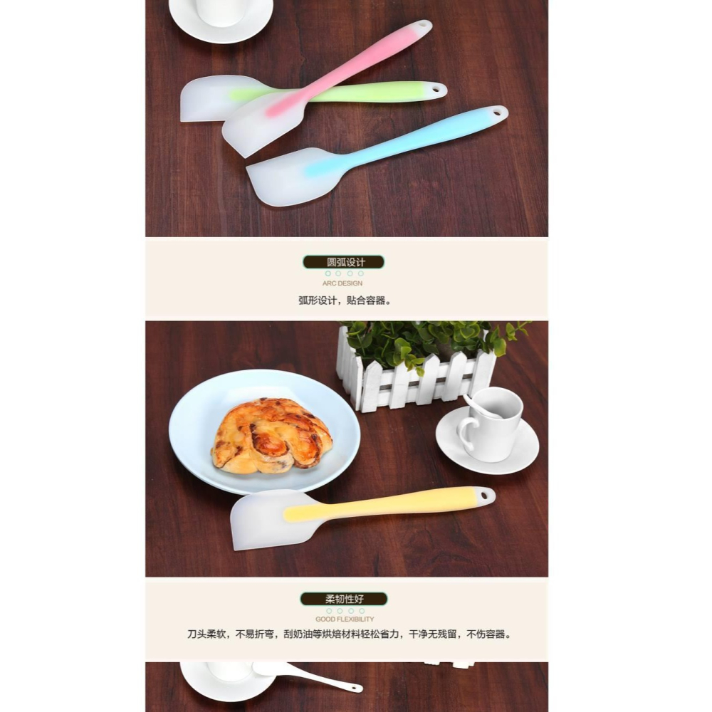 一體硅膠油刷耐高溫燒烤刷廚房烙餅家用烘焙刮刀食品級毛刷不掉毛-細節圖7