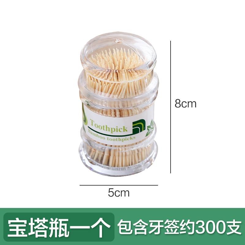 3600支竹牙簽一次性單頭尖超細牙簽筒牙簽家用環保商用專用牙簽盒-細節圖6