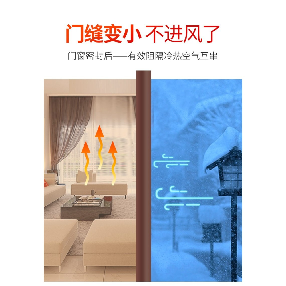 密封圈大門展示櫃密封條門縫防風窗子關門門框門窗膠條縫隙窗戶窗-細節圖7