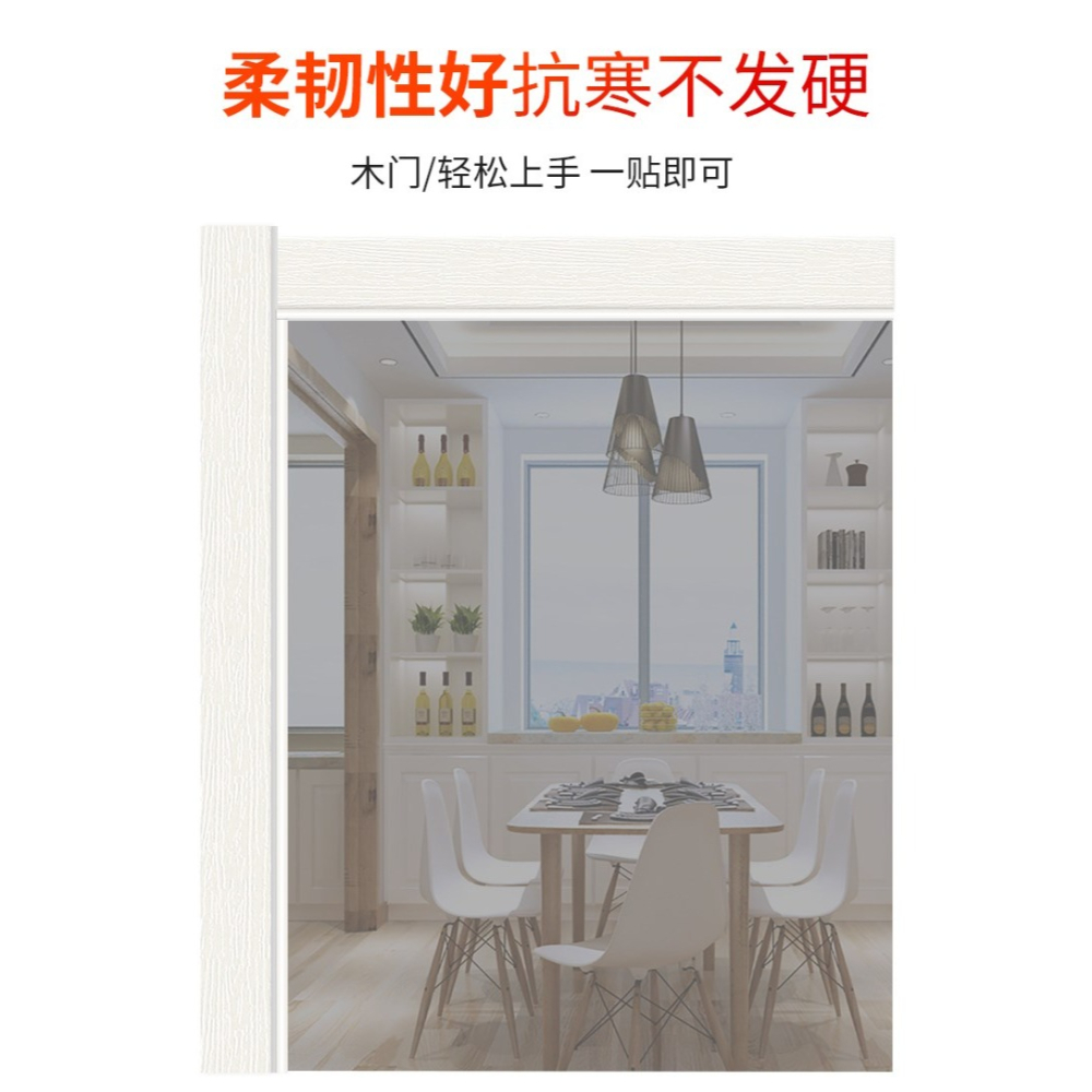 密封圈大門展示櫃密封條門縫防風窗子關門門框門窗膠條縫隙窗戶窗-細節圖10