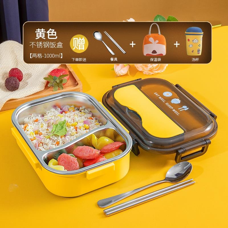 一人用不銹鋼專用飯盒學生材質上班族女便當盒食堂打飯保溫餐盒帶-細節圖7