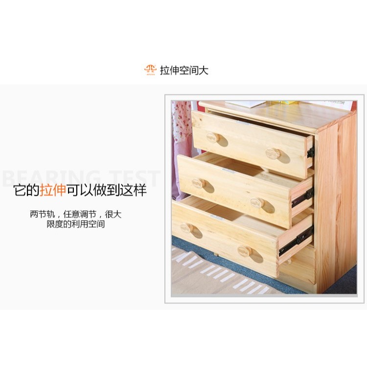 二節電腦臺式桌抽拉鍵盤軌道託盤滑動兩節滑槽承重滑條電腦桌阻尼-細節圖10