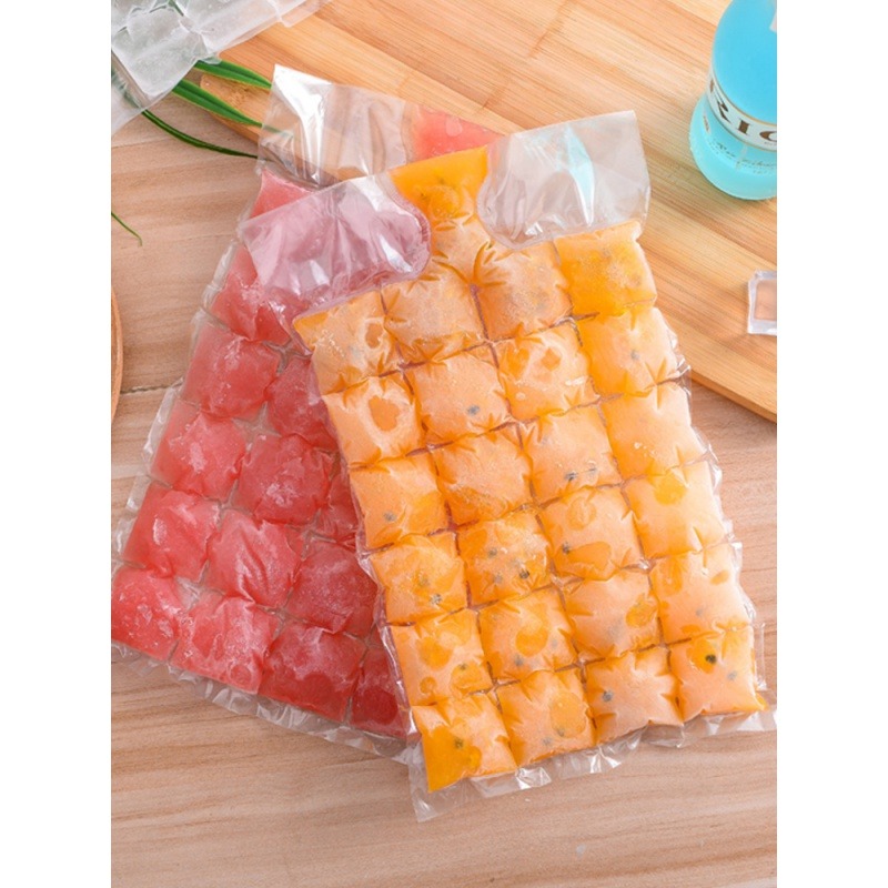 一次性冰格袋自封口食用凍冰塊模具百香果分裝冰袋冰格製冰塊-細節圖5