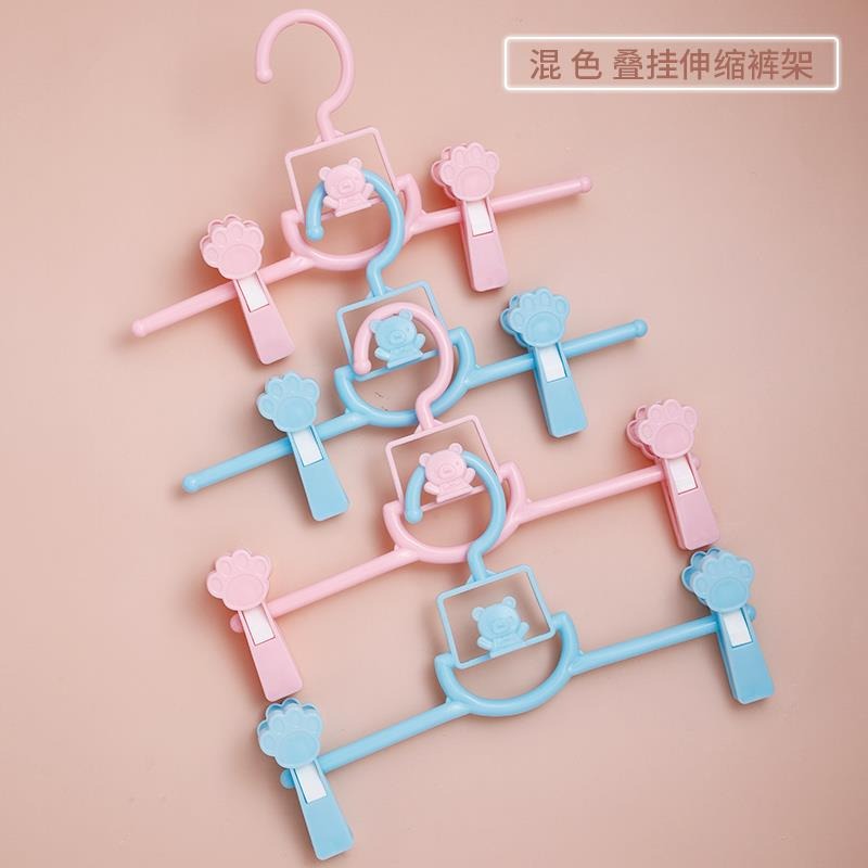 兒童衣架多功能嬰兒小孩衣服掛新生兒衣撐小號寶寶晾衣架家用防滑-細節圖6