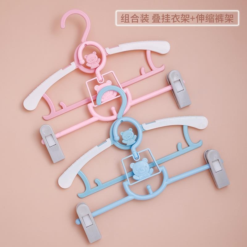 兒童衣架多功能嬰兒小孩衣服掛新生兒衣撐小號寶寶晾衣架家用防滑-細節圖7