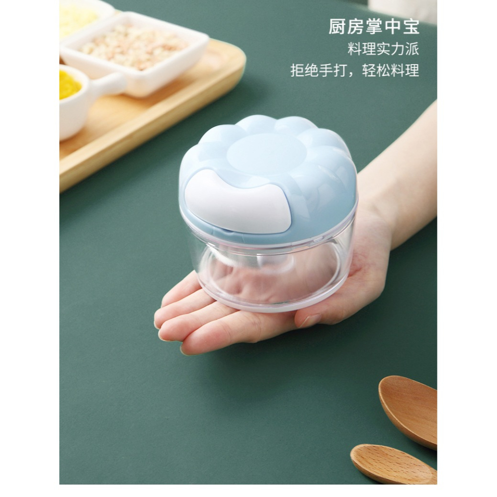 迷你壓蒜搗蒜泥神器手動蒜泥器蒜末粉碎器家用蒜蓉攪碎機拉蒜神器-細節圖9