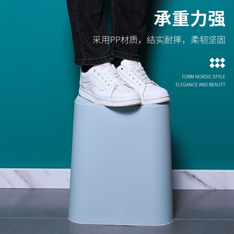 幹濕分離分類垃圾桶家用大號雙桶創意客廳廚房無蓋大號垃圾筒紙簍-細節圖4