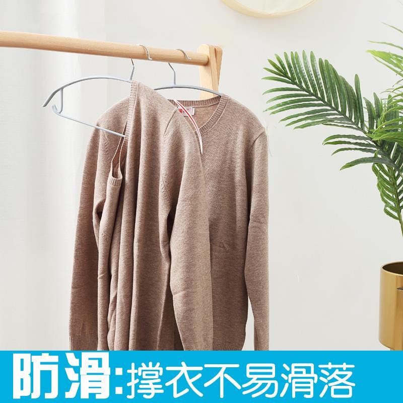 家用寬肩晾衣架防肩角曬衣架子衣撐子防滑無痕不起包衣服架衣掛鉤-細節圖2