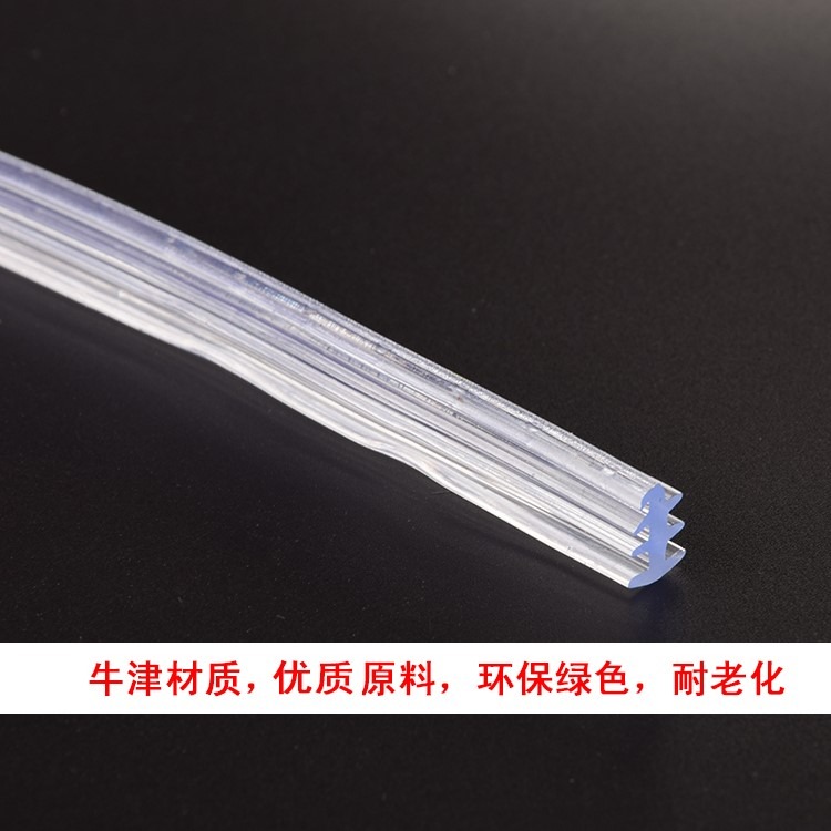 鋁合金門窗密封條卡條老式推拉玻璃壓條固定嵌條90型窗戶橡膠皮條-細節圖3