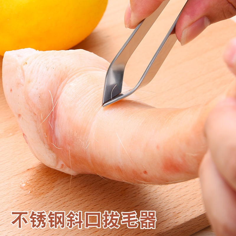 豬毛夾子拔毛器家用除毛鉗夾鬍子撥雞鴨鑷子去雞毛鴨毛扒豬毛神器-細節圖4
