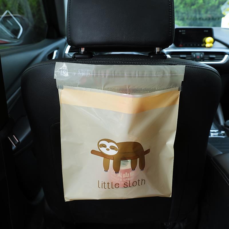 車載垃圾袋粘貼式一次性垃圾桶辦公桌用清潔袋加厚加大廚房收納袋-細節圖2