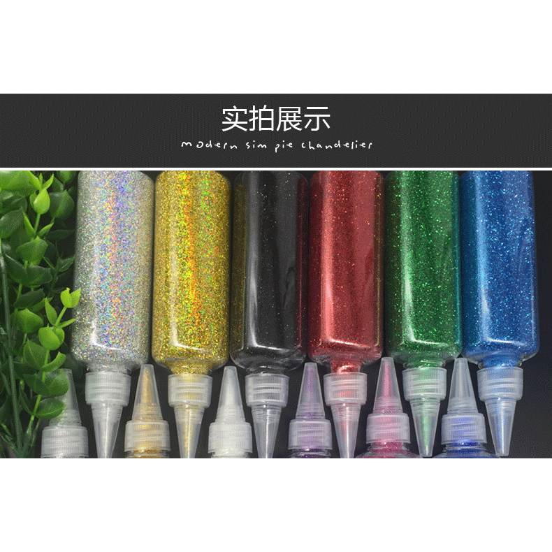 金粉閃光粉鐳射粉亮晶晶粉閃粉diy手工亮粉玫瑰金蔥粉瓶裝70克-細節圖8
