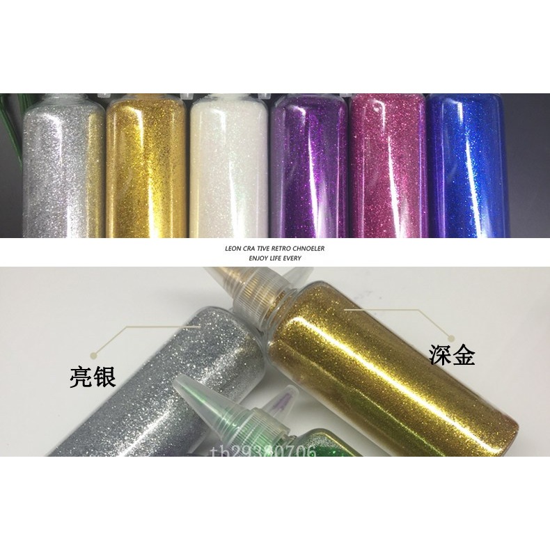 金粉閃光粉鐳射粉亮晶晶粉閃粉diy手工亮粉玫瑰金蔥粉瓶裝70克-細節圖9