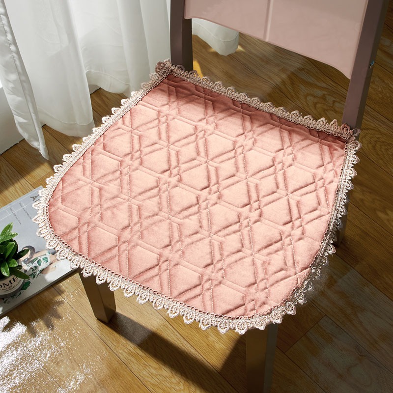 簡約四季通用屁墊椅子墊凳子加厚家用餐椅墊防滑馬蹄形毛絨坐墊-細節圖7