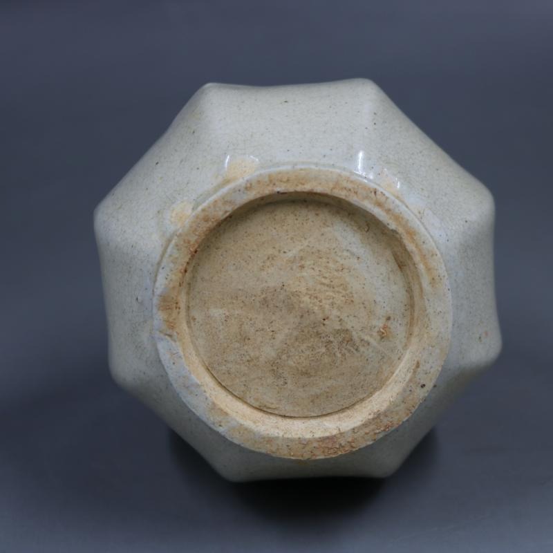 宋湘湖窯方膽瓶民間收藏擺件仿古裝飾瓷器老貨舊貨古董擺件古玩-細節圖5
