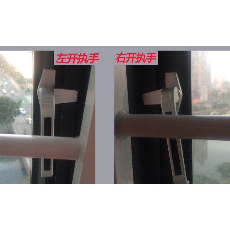 7字懸窗門窗配件玻璃窗執手平開窗幕墻窗戶把手老式鋁合金推拉窗-細節圖8