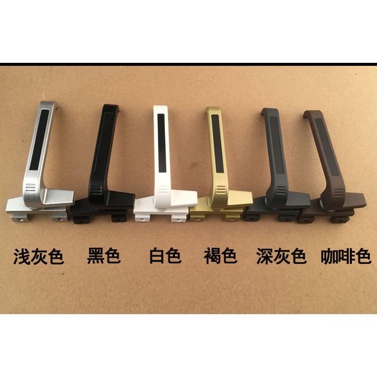 7字懸窗門窗配件玻璃窗執手平開窗幕墻窗戶把手老式鋁合金推拉窗-細節圖9