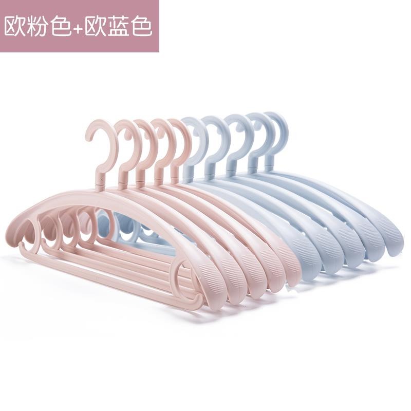 衣架家用掛衣架曬衣無痕寬肩加粗加厚防滑衣服撐子成人塑料涼大衣-細節圖6