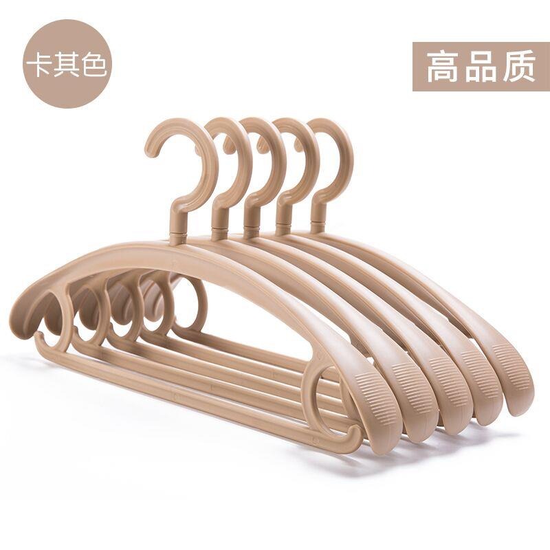 衣架家用掛衣架曬衣無痕寬肩加粗加厚防滑衣服撐子成人塑料涼大衣-細節圖9