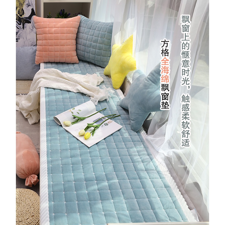飄窗墊窗臺墊2021新款四季通用陽臺墊子落地窗墊定做高端雙面網紅-細節圖6
