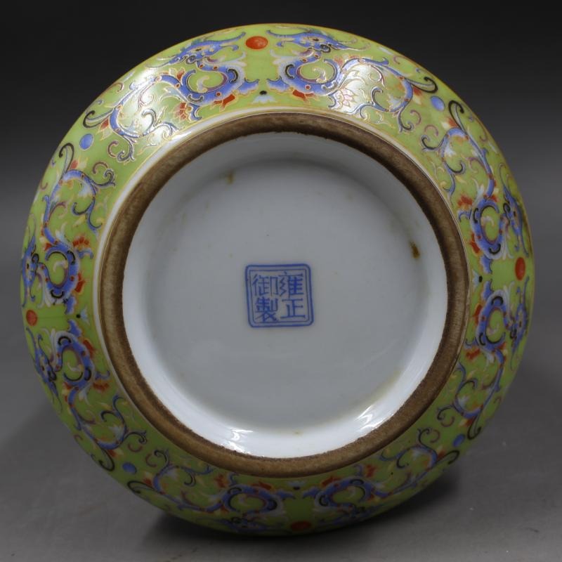 清雍正年制描金掐死琺瑯彩插花瓶仿古瓷器家居擺件古董古玩收藏-細節圖5