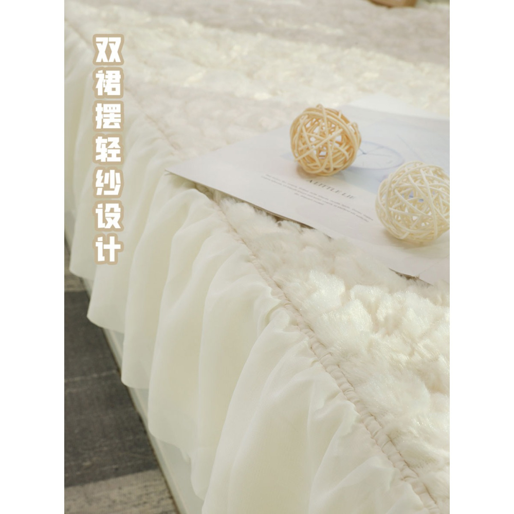 飄窗墊窗臺墊ins風2021新款網紅可機洗毛絨冬季臥室陽臺墊子定做-細節圖3