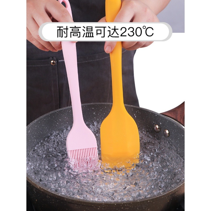 油刷燒烤刷子家用硅膠刷食品刷耐高溫油刷子廚房烙餅不掉毛小刷子-細節圖3