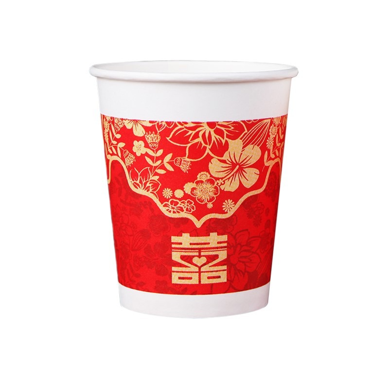 結婚小酒杯加厚婚宴迷你小號杯子敬茶敬酒特小號紙杯家用批-細節圖5