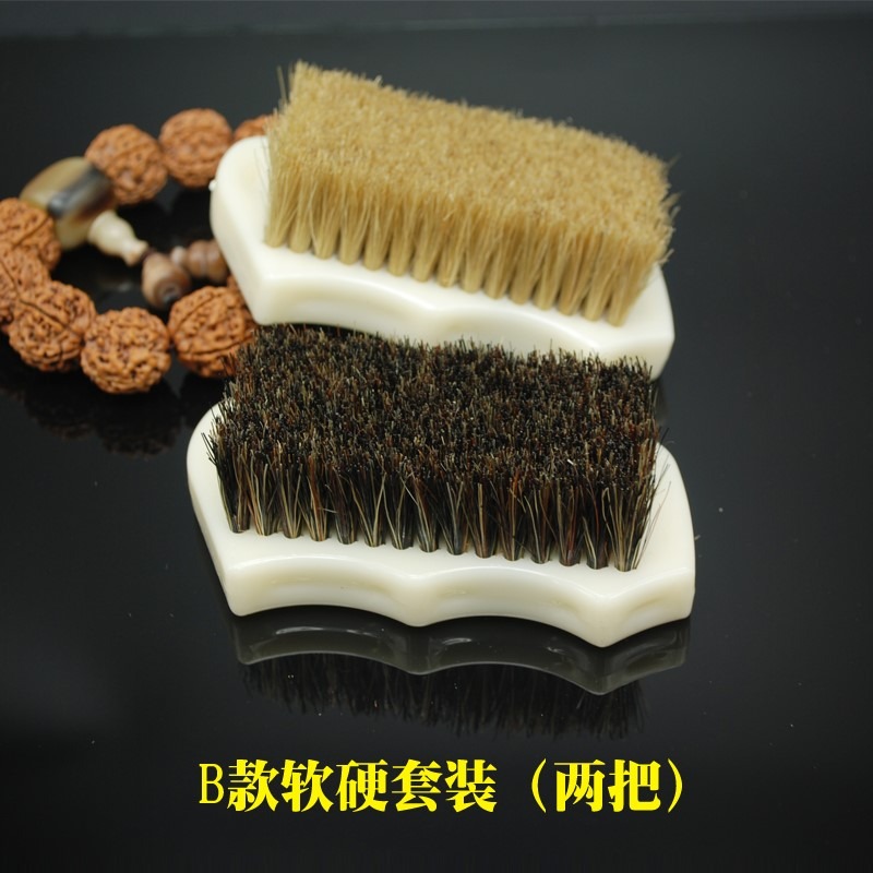 大號超硬純野豬鬃毛刷子特硬棕刷文玩核桃小金剛菩提清理把玩工具-細節圖3