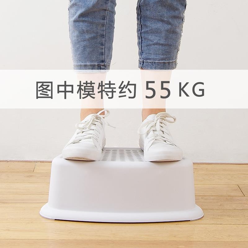 兒童踩腳凳寶寶洗手墊腳凳塑料防滑廁所蹲坑腳踏馬桶凳-細節圖4