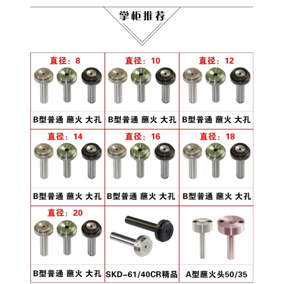精品模具射嘴1012澆口套skd61進料唧嘴型加硬口8浙標b-細節圖6