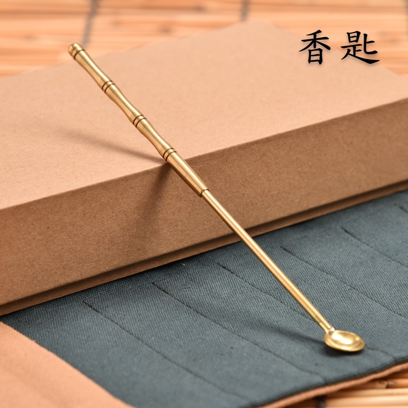 見素香坊熱賣 包郵香具七件套香篆空薰香道用品銅制單件可選R701S-細節圖9