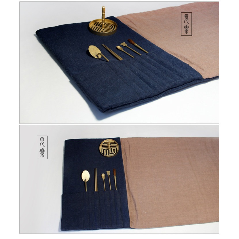 包郵砂洗藍香道包香席香道用具香道席（不含香具）香道用品香具套-細節圖4