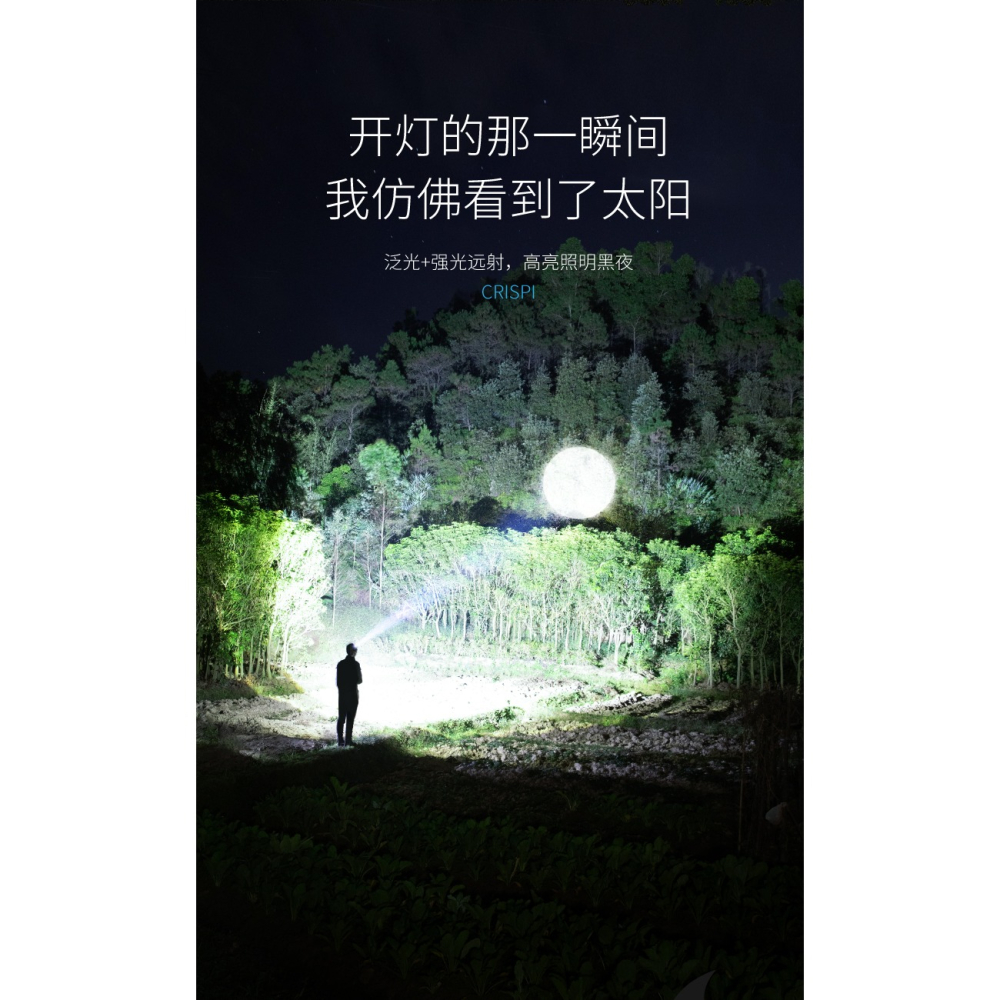 泛光頭燈強光充電頭戴式照明燈超長續航超亮52000釣魚專用夜釣燈-細節圖9