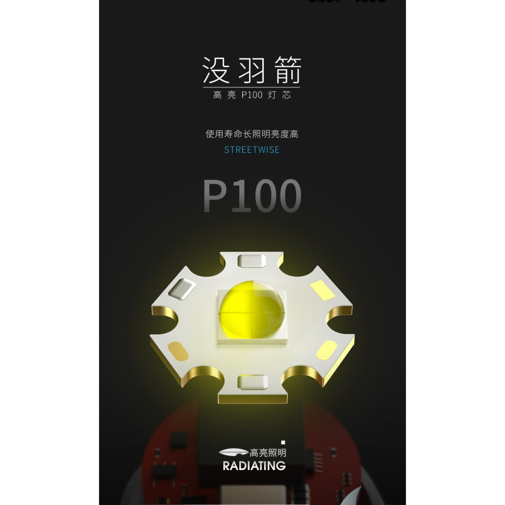 泛光頭燈強光充電頭戴式照明燈超長續航超亮52000釣魚專用夜釣燈-細節圖10