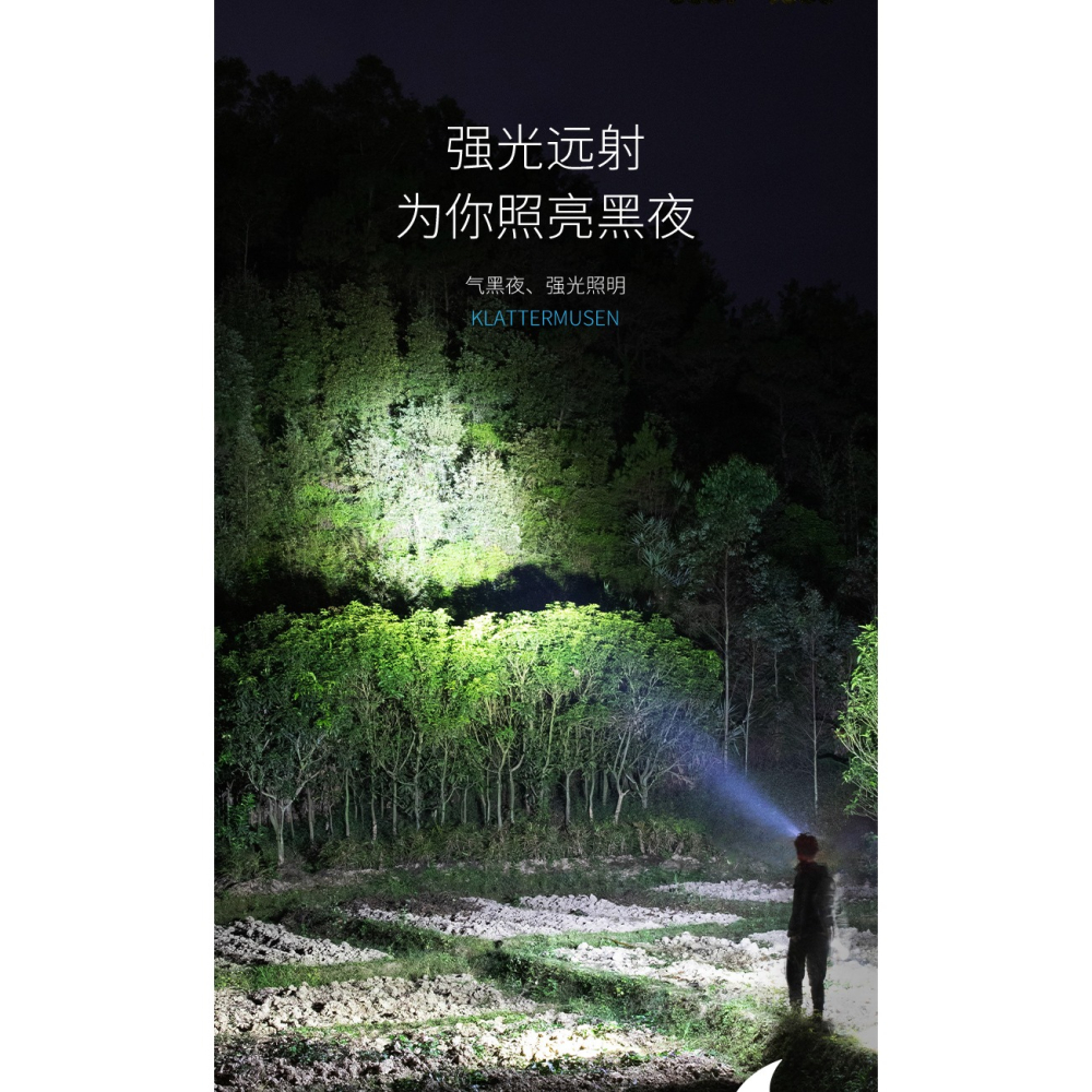泛光頭燈COB強光52000散光充電超亮頭戴式超輕夜釣燈專用工作燈W-細節圖10