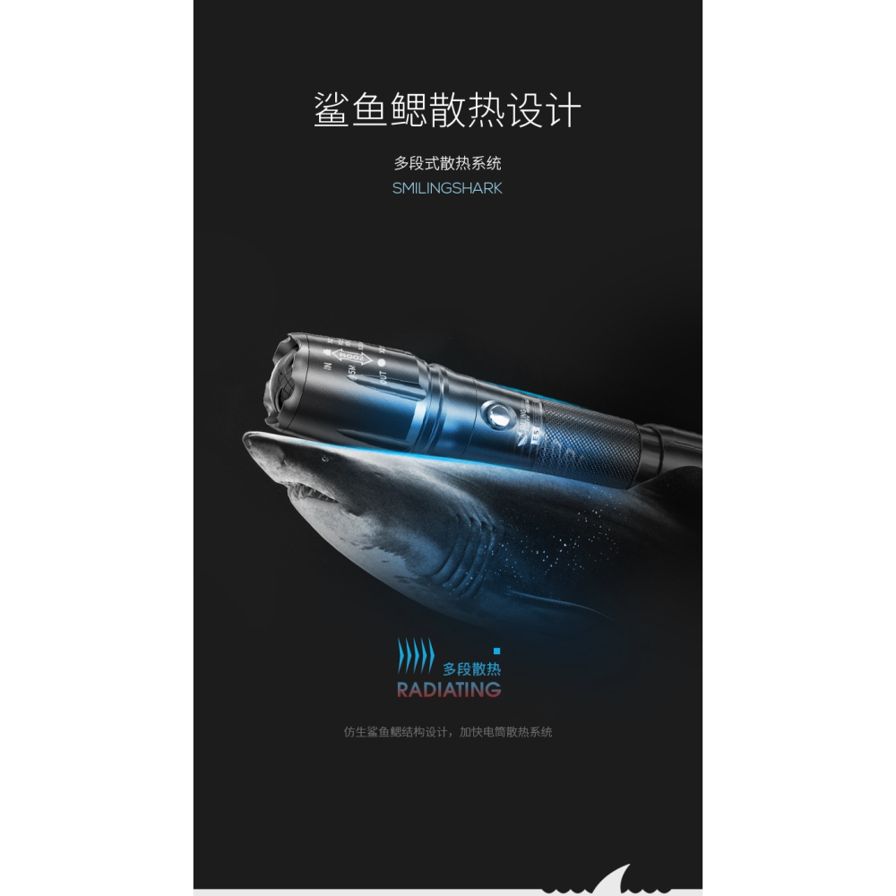 強光手電筒耐用小型充電超亮1000米戶外遠射大功率戰術防身氙氣燈-細節圖10