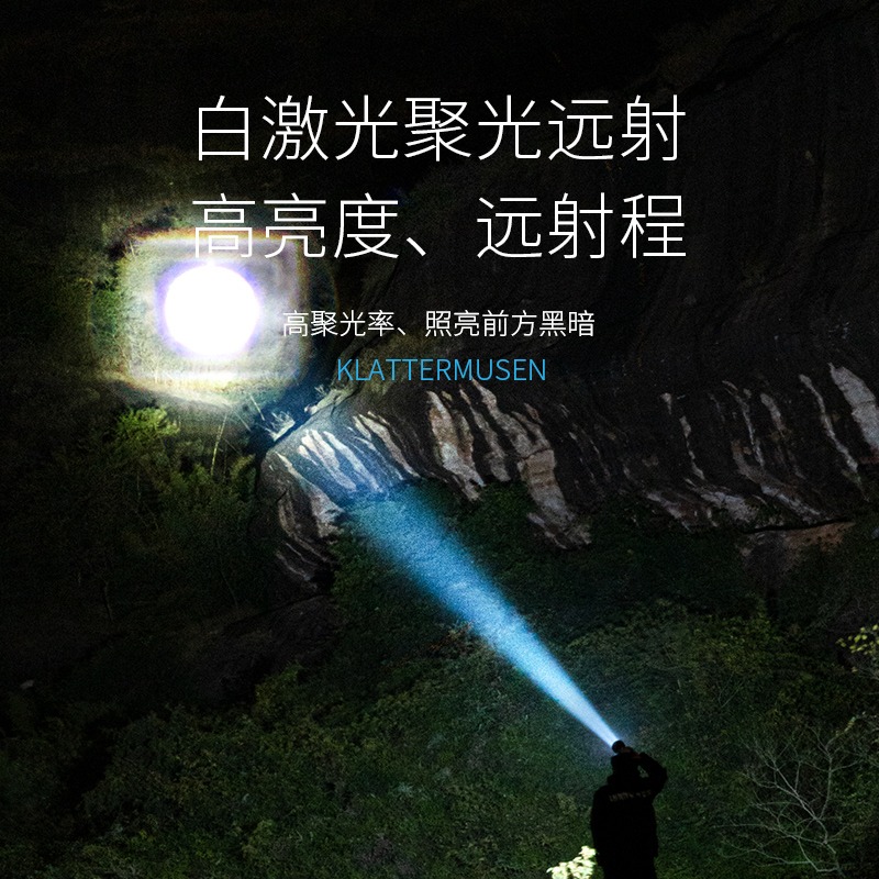 2022新款超亮頭燈釣魚專用充電感應夜釣燈52000強光防水led疝氣燈-細節圖2