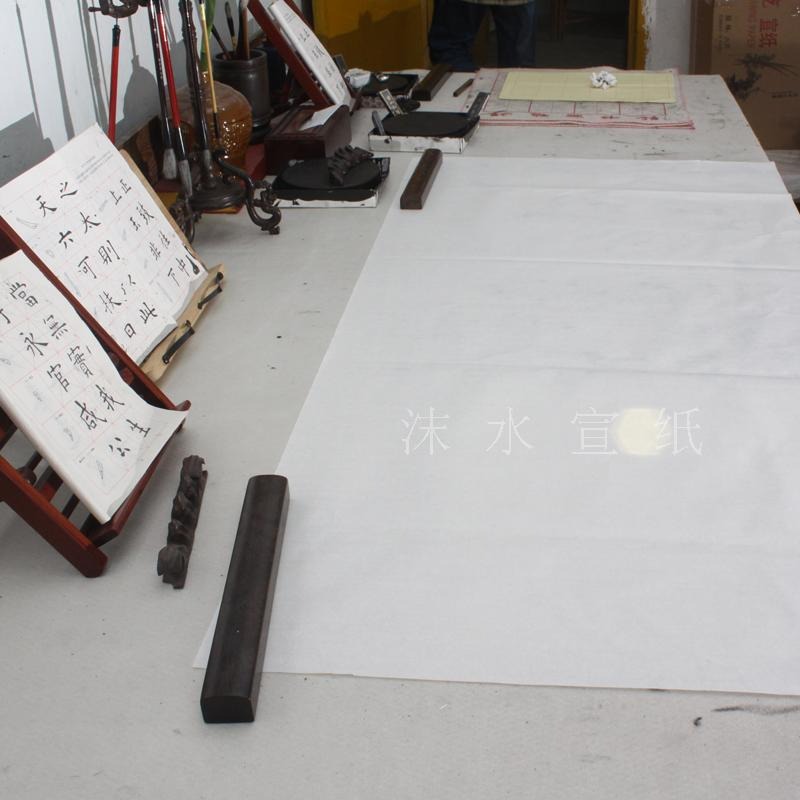 宣紙夾江宣紙四尺桑皮半生半熟文房四寶小楷國畫練習創作特價包郵-細節圖3